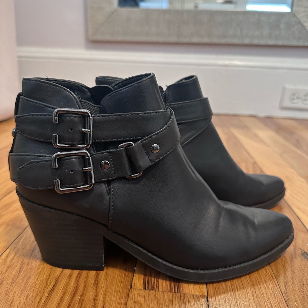 G by Guess black booties